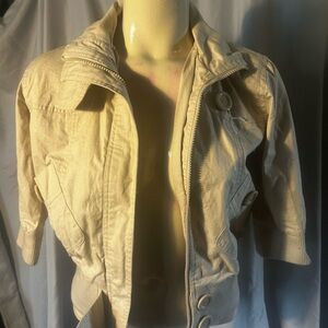 Miss Lili Cream Utility Jacket